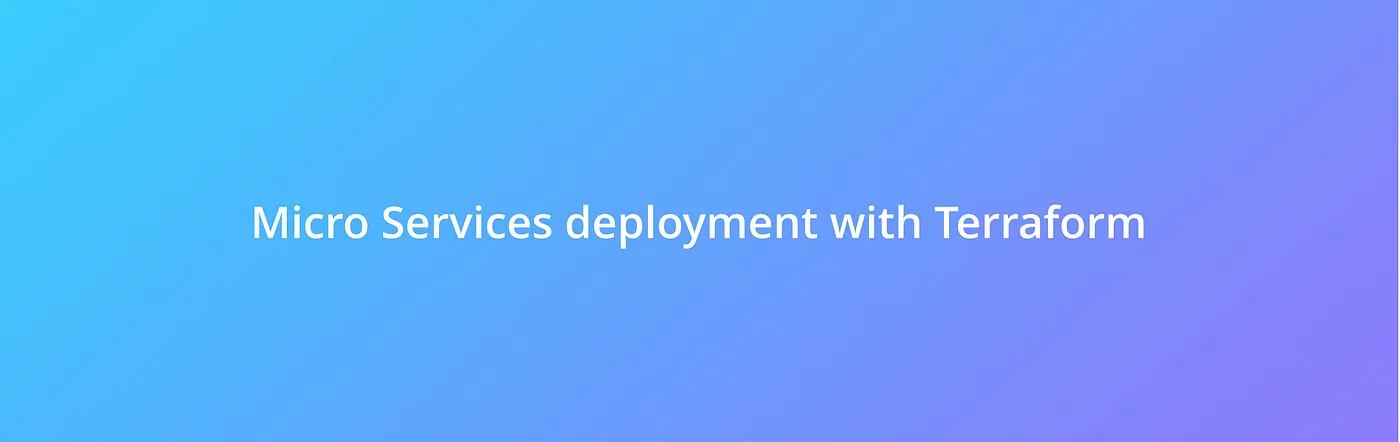 Micro Services at Bankin' - Deployment with Terraform